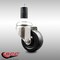 Service Caster 3 Inch 316SS Soft Rubber Wheel Swivel 1-3/8 Inch Expanding Stem Caster SCC SCC-SS316EX20S314-SRS-138 - alternate 2